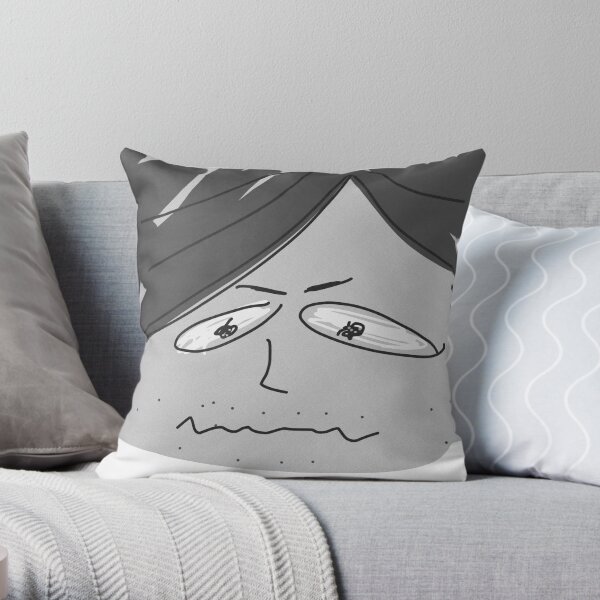 Grey Fella Throw Pillow