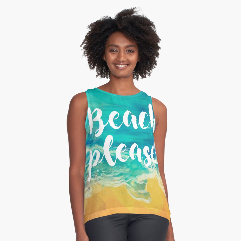 Vista previa del artículo con la obra «Blusa sin mangas», diseñado y vendido por weloveboho.
