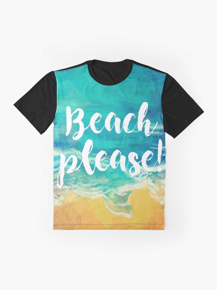 Vista alternativa de Camiseta gráfica Beach Please!