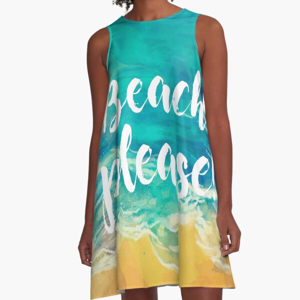 Beach Please! Vestido acampanado