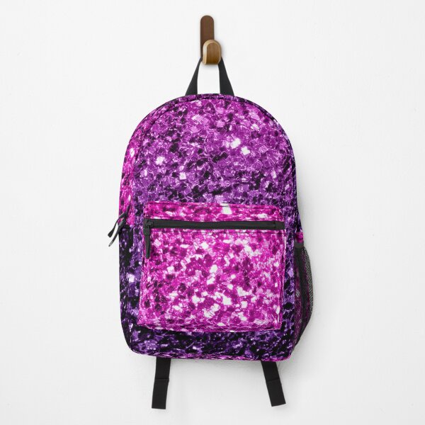 Purple Pink Ombre Faux Glitter Sparkles Backpack Starting At 3900 By