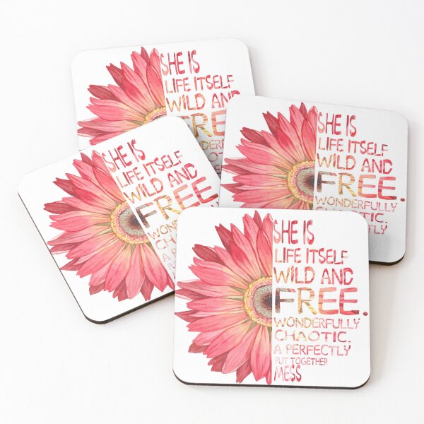 Item preview, She is Life Itself Wild And Free. Wonderfully Chaotic. A Perfectly Put Together Mess designed and sold by 3bythelake.