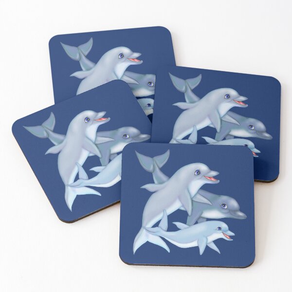 Item preview, Dolphin Family Pod designed and sold by SpiceTree.