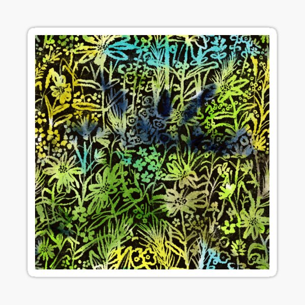 Wild Daisies Tie-Dye Sticker