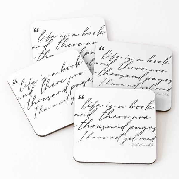 Item preview, Cassandra Clare “Life is a book” quote  designed and sold by jessica  mollie.