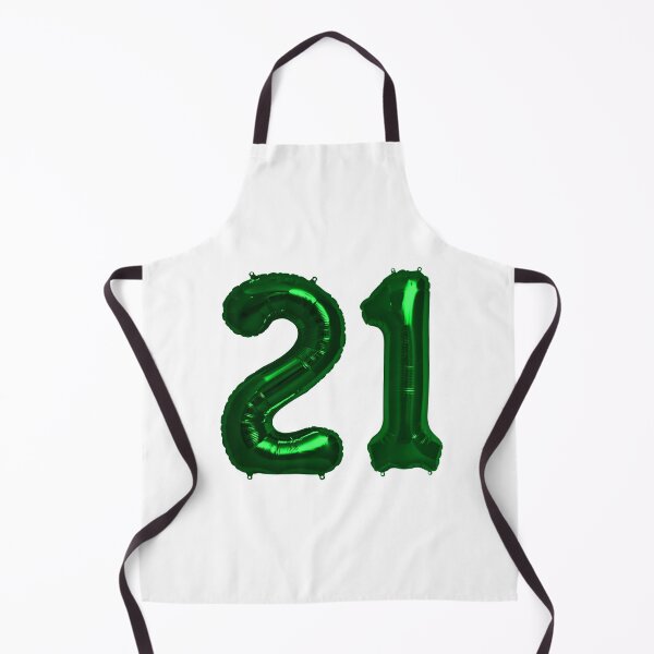 Item preview, Bright Green 21st Birthday Metallic Helium Balloons Numbers designed and sold by Birthdates.