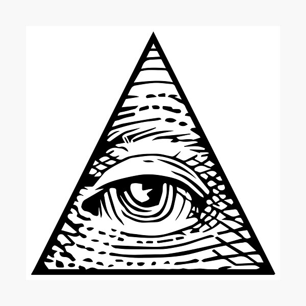 illuminati Eye of Providence Photographic Print