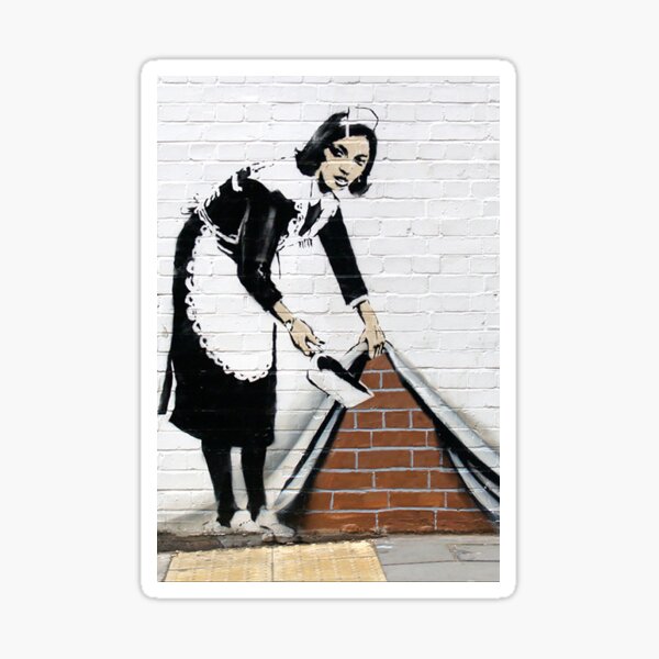 Item preview, Banksy Maid designed and sold by Flandabble.