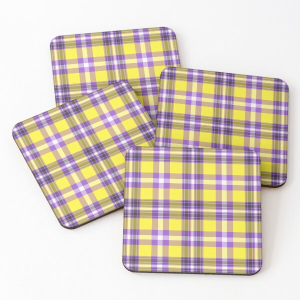 Item preview, Non-Binary Pride Plaid designed and sold by plaidwerx.