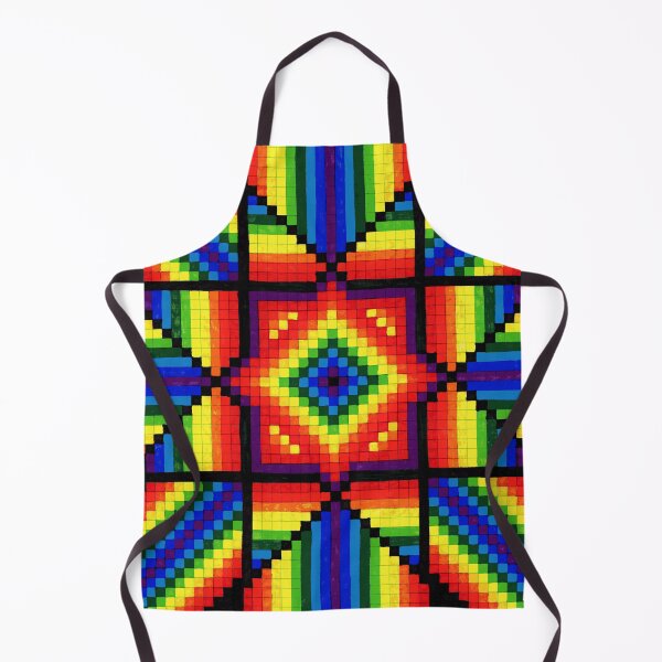 Item preview, Rainbow Star Pattern designed and sold by Ithelda.