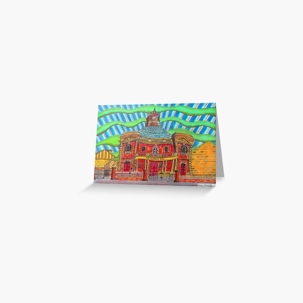 380 - PLAS MWYNWYR, RHOS - DAVE EDWARDS - COLOURED PENCILS - 2013 Greeting Card