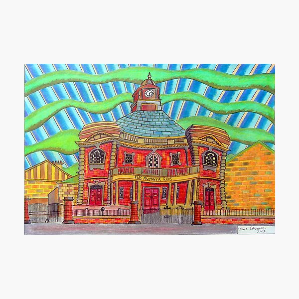 380 - PLAS MWYNWYR, RHOS - DAVE EDWARDS - COLOURED PENCILS - 2013 Photographic Print