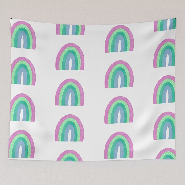 Item preview, Pink, Green + Blue Rainbow designed and sold by koslowski.