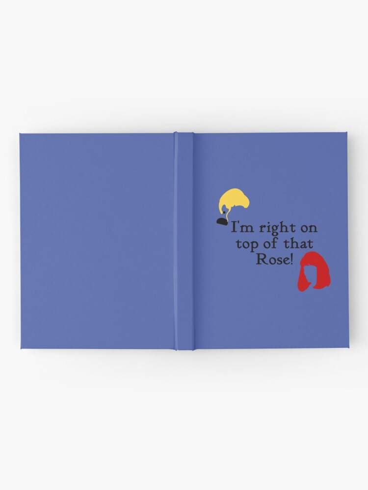Thumbnail 2 of 3, Hardcover Journal, I'm right on top of that Rose || Don't Tell Mom The Babysitters Dead designed and sold by KDNK.