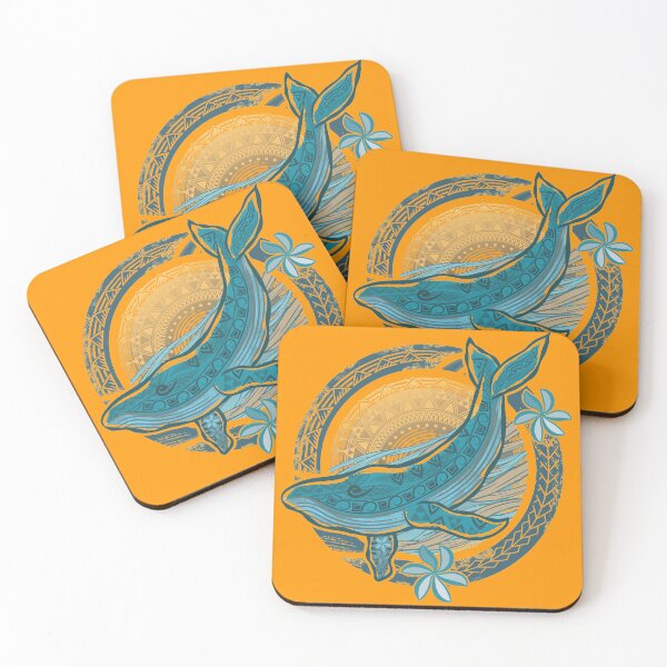 Item preview, Vintage Hawaiian Diving Humpback Whale designed and sold by sunnthreads.