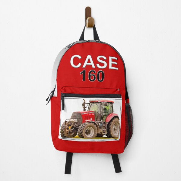 Red tractor, Case 160. Backpack