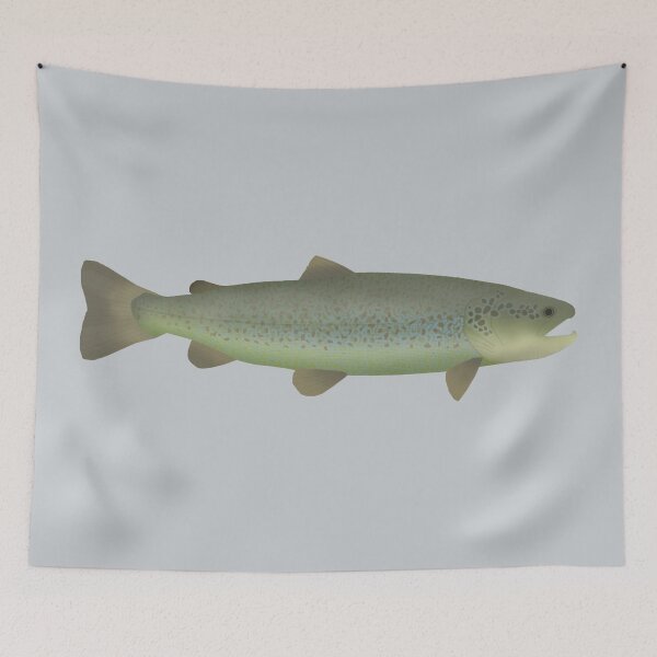 Item preview, Marble Trout designed and sold by fishfolkart.