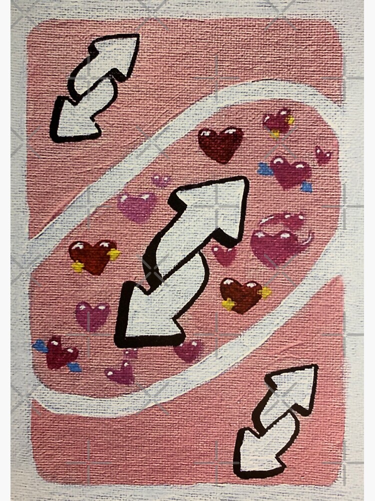 ‘No you’ love uno reverse card by artist-toes