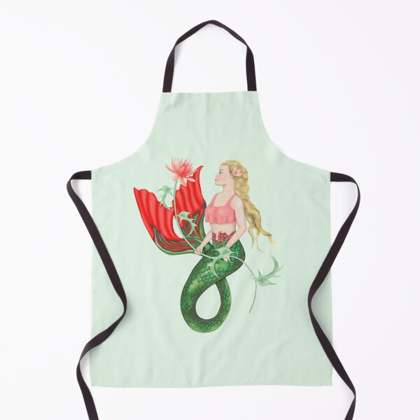 Item preview, Waterlily Mermaid Art designed and sold by SpiceTree.