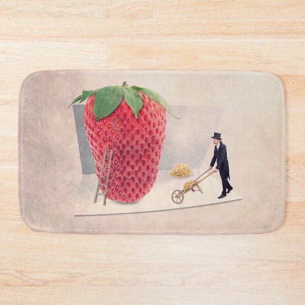Item preview, giant strawberry print designed and sold by yannpendaries.