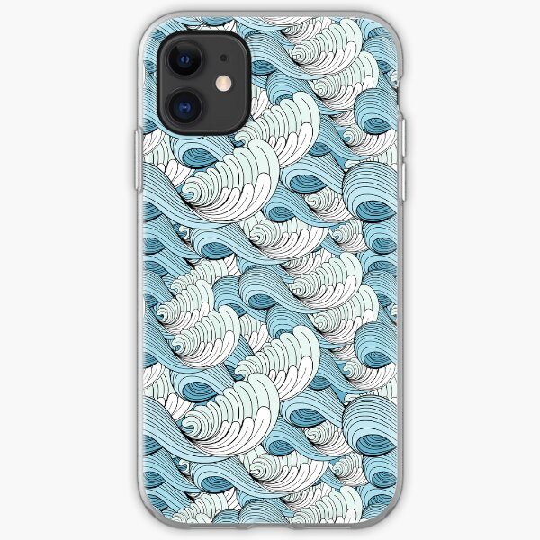 sea waves iPhone Soft Case