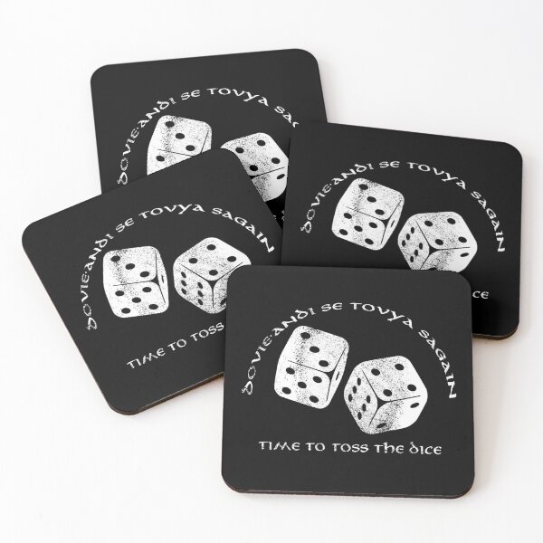 Time To Toss The Dice - Wheel of Time Coasters (Set of 4)