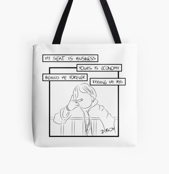 BTS] Suga on a duck Tote Bag by Barbaski