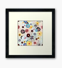 abstract pattern Framed Print