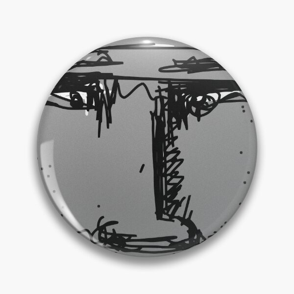 Ugly Grey Pin