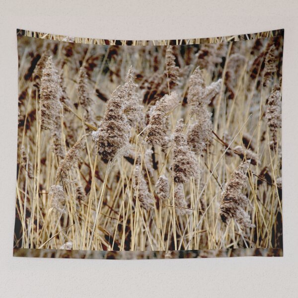 Item preview, Madine lake natural reeds landscape	 designed and sold by EstelleRossetti.