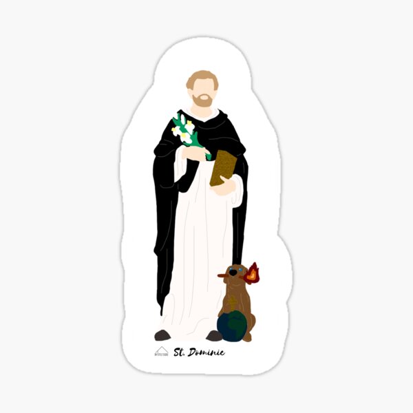 Item preview, St. Dominic designed and sold by Kelsey Gunkel.