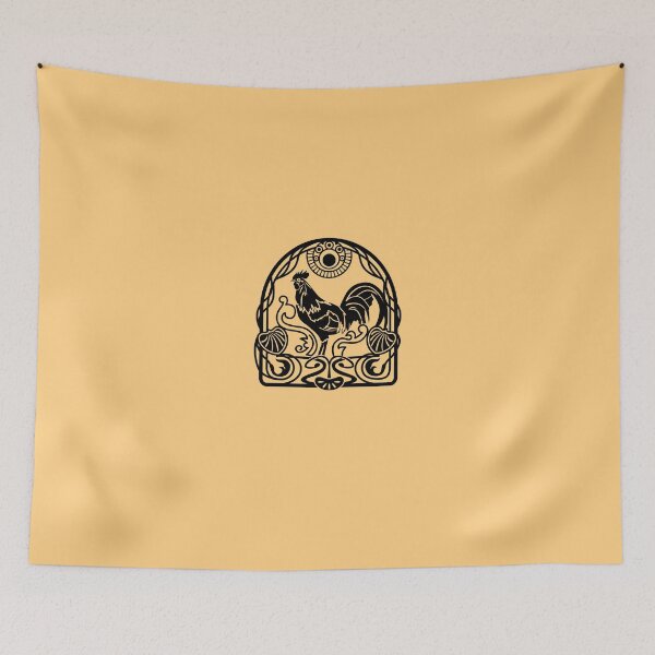 Item preview, Fancy Chicken Mural designed and sold by Maria Simone.
