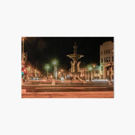 Artikel-Vorschau von Lichtspuren am Alexandra-Brunnen und am Aussichtspunkt, Bendigo, designt und verkauft von Steven Jodoin.