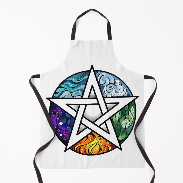 Item preview, Colorful And Vibrant Pentagram With 5 Element designed and sold by ozumdesigns.