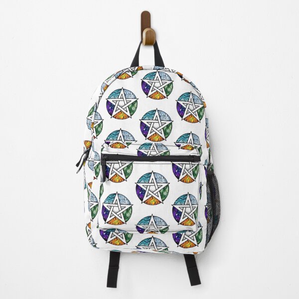 Item preview, Colorful And Vibrant Pentagram With 5 Element designed and sold by ozumdesigns.