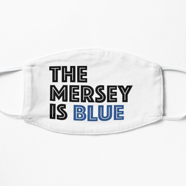 THE MERSEY IS BLUE Flat Mask