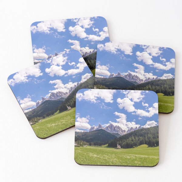 Item preview, Summer landscape of Val Funes designed and sold by pietrofoto.