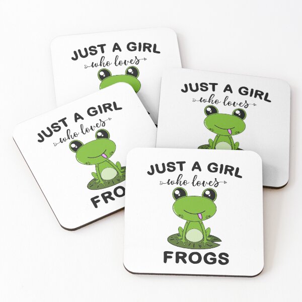Item preview, Just A Girl Who Loves Frogs Kawaii Animals Lover Gifts designed and sold by fashopera.
