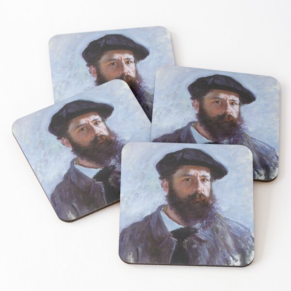 Item preview, Self-Portrait with a Beret by Claude Monet designed and sold by vintagerepros.