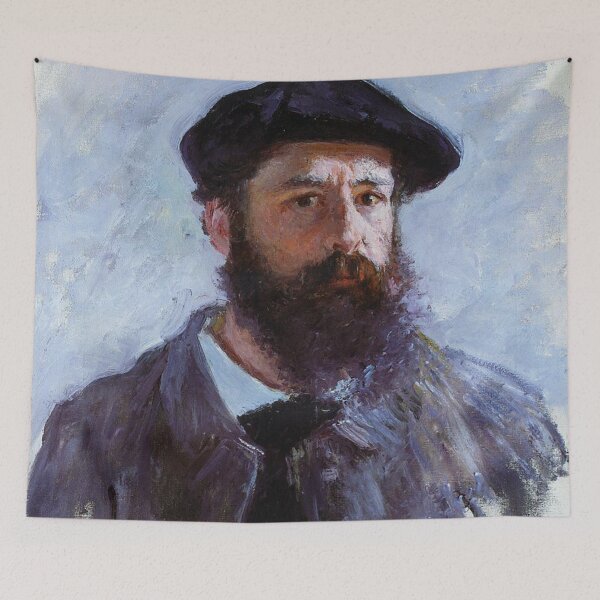 Item preview, Self-Portrait with a Beret by Claude Monet designed and sold by vintagerepros.