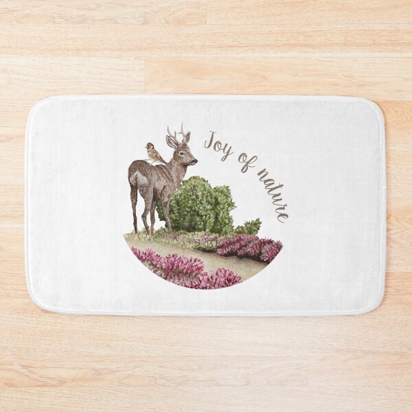 Item preview, Roebuck in the Lüneburg Heath - Joy of nature designed and sold by Sina Holste.