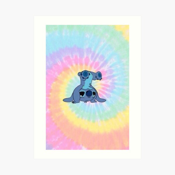 colorfull Stitch Art Print