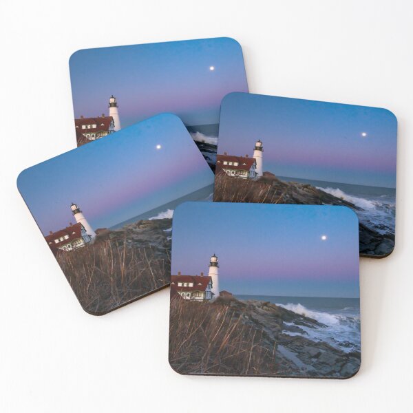 Item preview, Portland Lighthouse Sunset designed and sold by nbrandsberg.