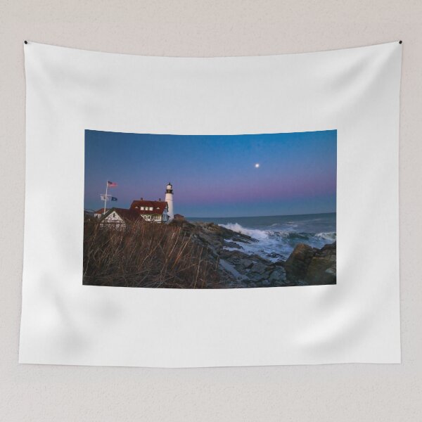Artikelvorschau, Portland Lighthouse Sunset entworfen und verkauft von nbrandsberg.