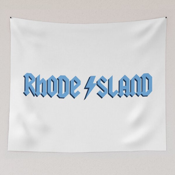 Item preview, Rhode Island lightning bolt lettering designed and sold by Designed By Rachel.