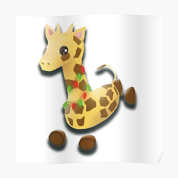 Adopt Me Posters Redbubble - roblox adopt me ride giraffe