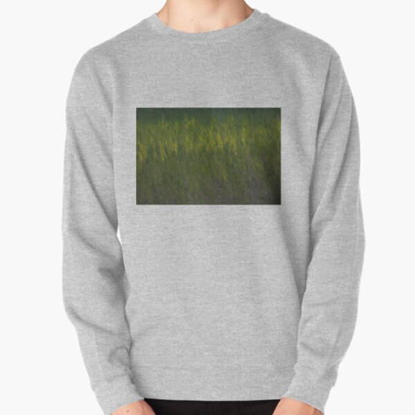 Green Grass at Sunset Pullover Sweatshirt
