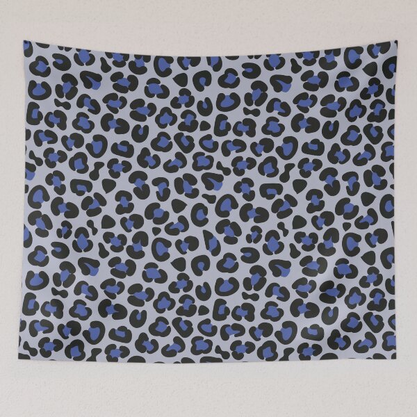 Item preview, Leopard cheetah pattern blue designed and sold by Kamiri.