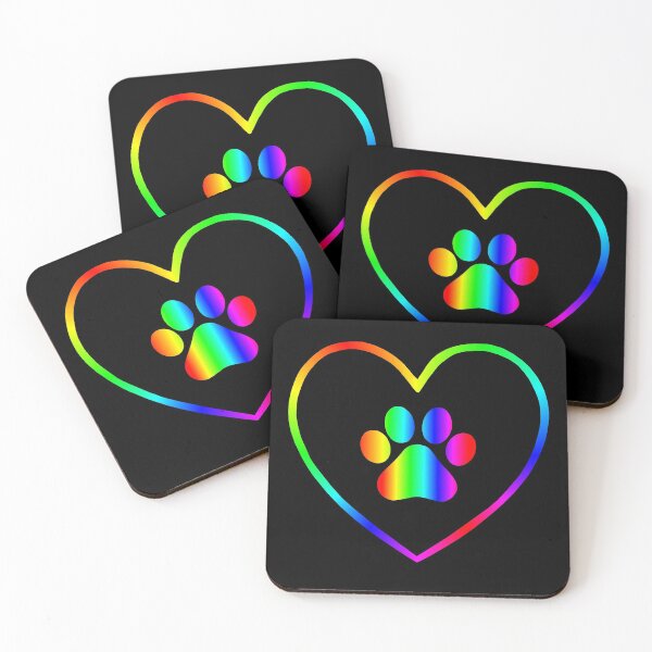 Item preview, Rainbow Paw Heart  designed and sold by Deborah Camp.