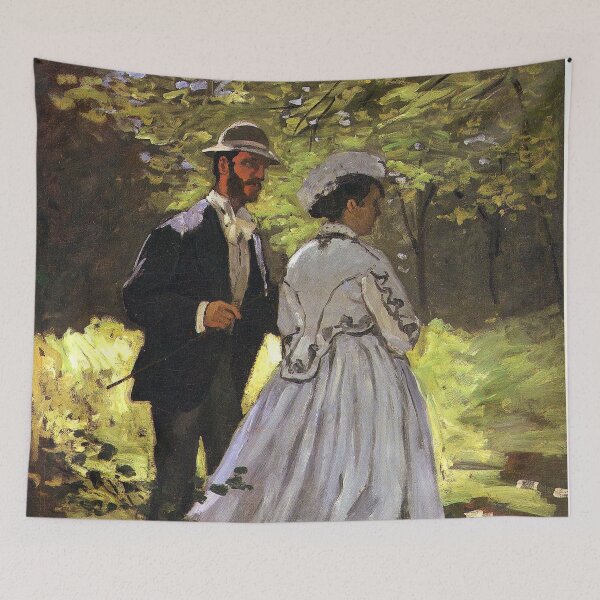 Item preview, Lunch on the Grass  (study) by Claude Monet  designed and sold by vintagerepros.